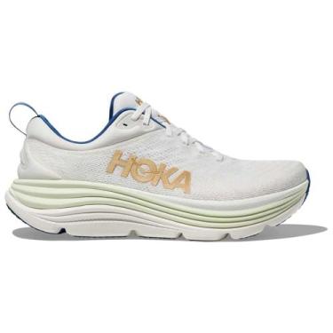 Imagem de HOKA ONE ONE Gaviota 5 Tênis masculino, Frost/dourado, 43