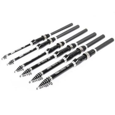 Imagem de Vara para Molinete Telescópica de Carbono Ultra Light - Retratil com Tamanhos 1.5M a 3M, Leve e Resistente, Ideal para Pesca Recreacional e Esportiva em Rio, Lago e Mar (1.5)