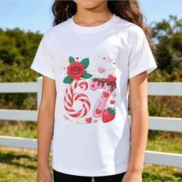 Imagem de Envelope rosa e morango 6 7 meme secagem rápida gelo seda atlética seis sete camisetas para estudantes escolares, 6-7 camiseta atlética absorvente para corrida, inverno, verão dia dos namorados