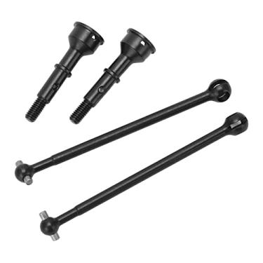Imagem de Generic Conjunto de Eixos de Eixo Traseiro de Carro RC de Aço para LOSI 1/10 22S 2WD, Transmissão de Eficiência Resistente Ao Desgaste para Maior Desempenho, Preto, 2 Peças Aplicável para