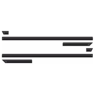 Imagem de Jogo Friso Lateral Gol Parati Quadrado Cl 87 A 94 Preto Fino