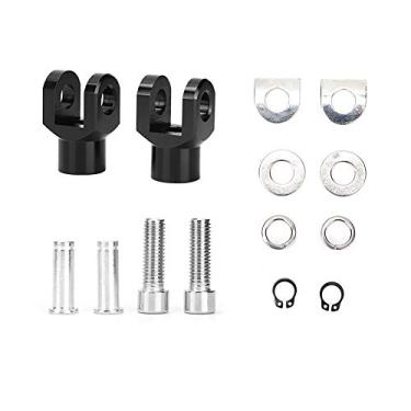 Imagem de KIMISS Kit de Porca de Parafuso para Pedal de Motocicleta, Alumínio Preto, 29mm/1,1 pol., para,-acessório de Montagem Essencial para Motocicletas