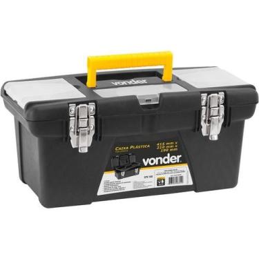 Imagem de Caixa plástica p/ ferram baú 415x210x190mm c/ bandeja cpv160 - Vonder