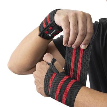 Imagem de Par Munhequeira Elástica Profissional Exercício Funcional- Keer Sports