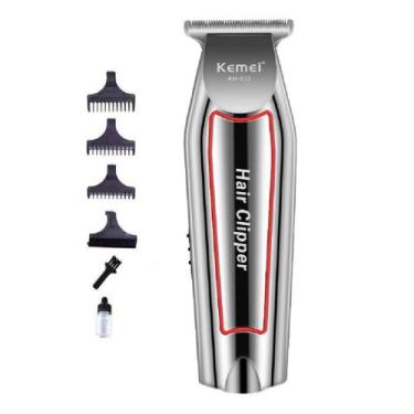 Imagem de Maquina De Acabamento Cabelo Barba Profissional S/Fio Kemei Km-032 Biv