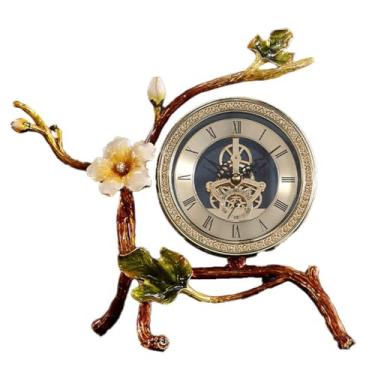 Imagem de Relógio de mesa criativo retrô quarto relógio silencioso para casa relógio de mesa relógio de sala de estar relógio de mesa ornamentos relógio de mesa relógio de mesa