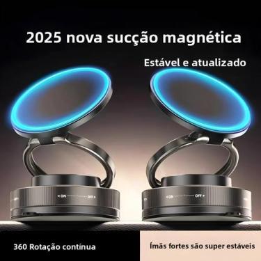 Imagem de Suporte Magnético Ajustável Para Telefone T30 Com Espelho De Carro Uni