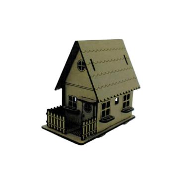 Imagem de Quebra-Cabeça 3D Casa Feliz 12 Peças - Brinquedista