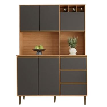 Imagem de Armário De Cozinha Completa 5 Portas 3 Gavetas Itália