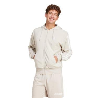 Imagem de Moletinho Adidas Capuz Zíper Essentials Três Listras Masculino-Masculino