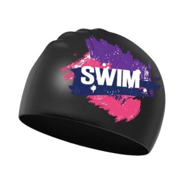 Imagem de Touca De Natação Unissex Antiderrapante E Impermeável De Silicone, Elá