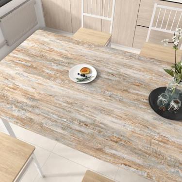 Imagem de EPPKILY Papel de contato de madeira marrom descasque e cole para bancadas à prova d'água papel de parede de madeira autoadesivo vintage papel de contato de grão de madeira para armário de cozinha