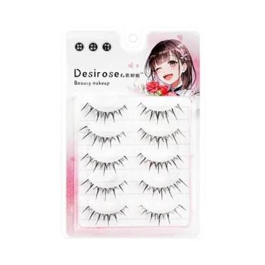 Imagem de Cílios Postiços Com Haste Transparente De Aparência Natural, Reutilizá