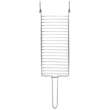 Imagem de Kit Preparo Churrasco 4Pcs Churrasqueira Grelha Espeto 55Cm