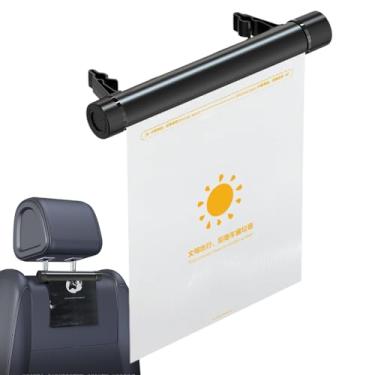 Imagem de Lixeira de carro para banco traseiro, organizador de saco de lixo de carro, organizador de lixo – Acessórios de veículos para organização e armazenamento de resíduos para motorista encosto de cabeça