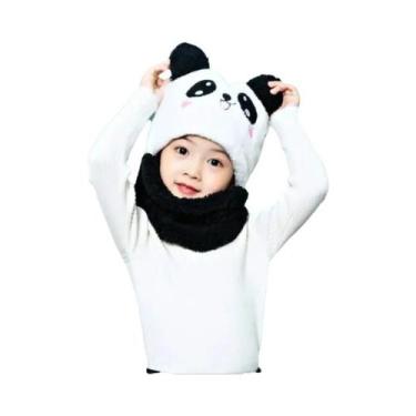 Imagem de Gorro E Cachecol De Inverno Para Meninas E Meninos Com Estampa De Dese