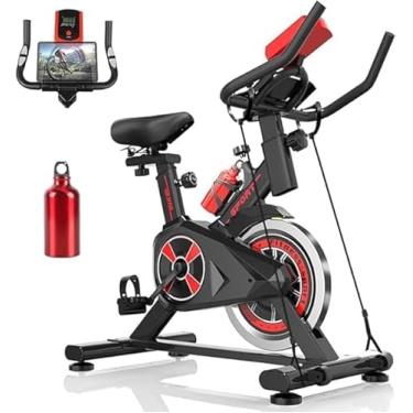 Imagem de Bicicleta Ergométrica Bike Spinning Academia Fitness Exercícios Cardio e Emagrecimento Design Confortável e Ajustável Ideal para Casa Silenciosa Premium