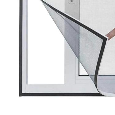 Imagem de Tela Mosquiteiro Magnetica Para Janela Rede Removivel Anti Insetos Facil Instalação Cor:Branco