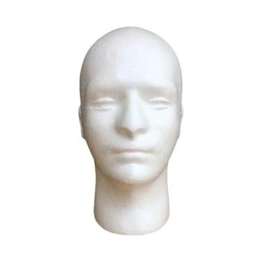Imagem de Suporte De Cabeça De Manequim Masculino Leve De Espuma Para Perucas, C