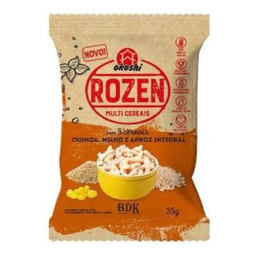 Imagem de Salgadinho De Arroz Integral Rozen Multicereais Okoshi 35G