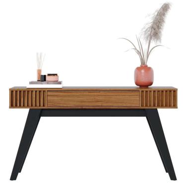 Imagem de Aparador Para Sala De Estar Valerie C05 Noce Milano - Mpozenato