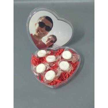 Imagem de Caixa Coração Com 6 Mini Sabonetes E 1 Quadro Personalizado - Artsim P