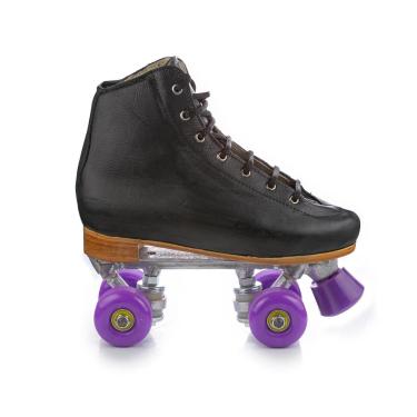 Imagem de Patins Quad Profissional Básico 4 Rodas Clássico-Unissex