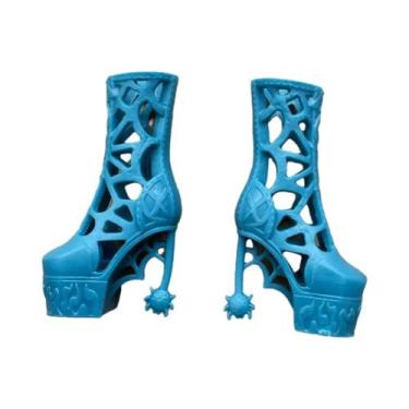 Imagem de Sapatos De Salto Alto, Botas E Sandálias Para Bonecas Monstro Em Escal
