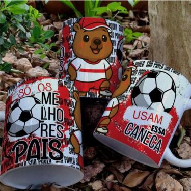 Imagem de Caneca Personalizada Capivara Dia dos Pais 325ml - tema futebol times 