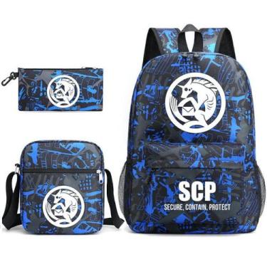Imagem de Conjunto de mochilas, 3 peças para crianças em idade escolar ou estuda