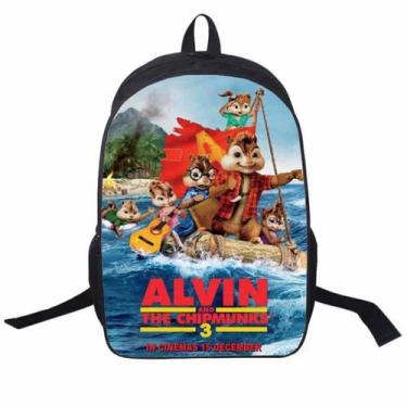 Imagem de Mochila escolar Alvins Chipmunks Anime para crianças - yiweisai