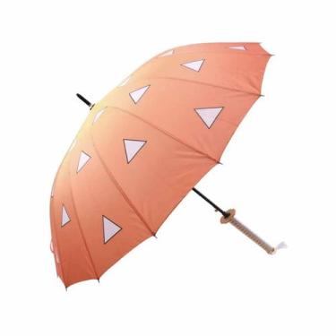 Imagem de Guarda-chuva portátil à prova de vento Agatsumas Zenitsus Anime - Yiwe