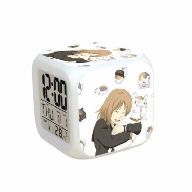 Imagem de Despertador Natsume's Friends Books Square LED com alarme - Yiweisai