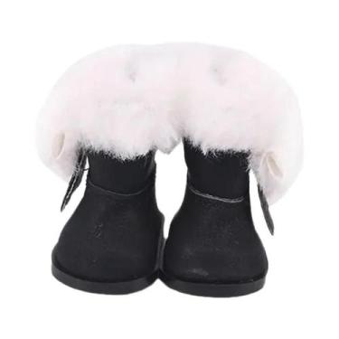 Imagem de Botas De PU De Cano Alto De 5cm Para Bonecas De 14,5 Polegadas, Compat