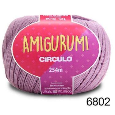 Imagem de Fio Amigurumi Círculo 125g Cor 6802 Malva Lilás