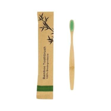 Imagem de Escovas De Dente De Carvão De Bambu Com Cerdas Macias Para Adultos, Ec