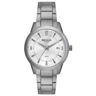 Imagem de Relógio Seculus Masculino 44250G0SVNT1 Titânio-Masculino