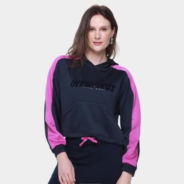 Imagem de Moletom Olympikus  Cropped Capuz Feminino-Feminino