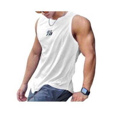 Imagem de Camiseta Regata Masculina De Malha Sem Mangas Para Academia, Verão, Al