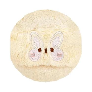 Imagem de Pó Compacto De Pelúcia Macio E Durável Para Maquiagem, Ideal Para Fixa