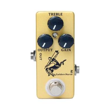Imagem de Pedal De Guitarra Golden Horse Silver Horse Mini Overdrive Com Modos D
