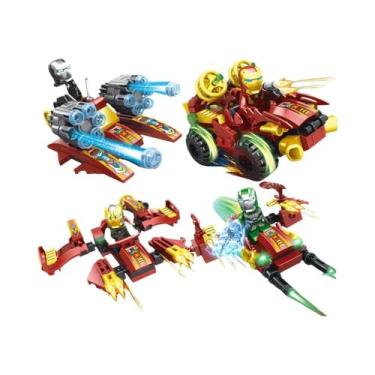 Imagem de Figuras De Blocos De Montar Mini Marvel Em Caixa Surpresa, Spiderman, 