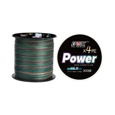 Imagem de Linha De Pesca FTK PE X4/X8 Super Forte E Resistente Ao Desgaste, 300/