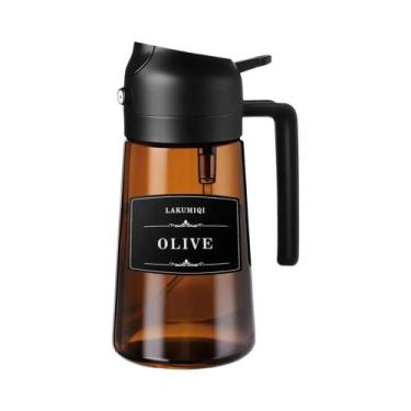Imagem de Spray De Azeite De Oliva De 16oz Para Cozinha, Dispenser 2 Em 1 Para P
