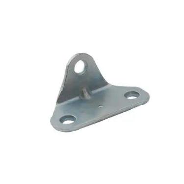 Imagem de Cantoneira para armário larga 2 furos zincada Bomfix