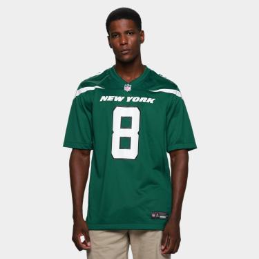 Imagem de Camiseta Nike New York Jets Aaron Rodgers n° 8 Game Masculina-Masculino