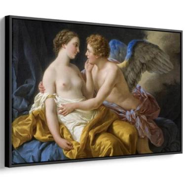 Imagem de Quadro decorativo Cupido e Psiquê - Louis Jean François Lagrenee (1754