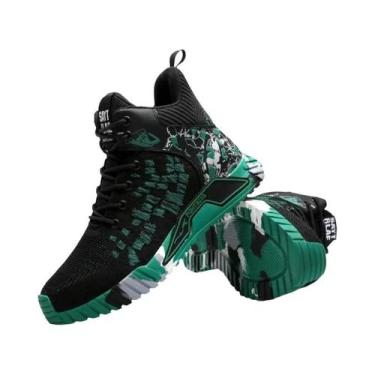 Imagem de Botas De Trabalho Masculinas Com Biqueira De Aço Respiráveis De Cano A