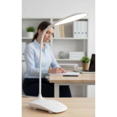 Imagem de Luminária Mesa LED Touch 21 Leds Flexível Recarregável Poten - Congrat