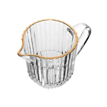 Imagem de Leiteira de Cristal Canelado C/Fio de Ouro Imperatriz 220ml Wolff